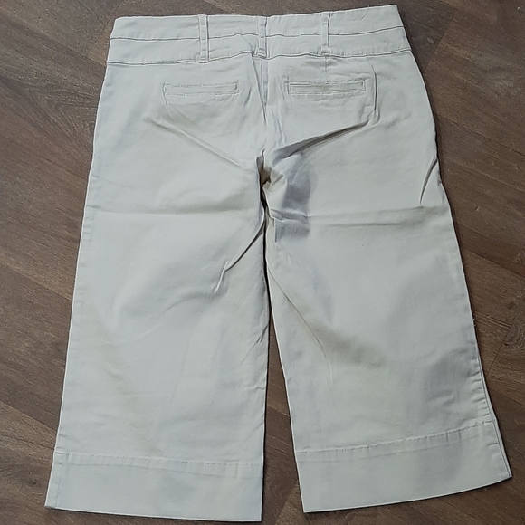 Bongo Authentic & Be Bop Woman's Capris Crop Pants Size 13 Earthy Colored - Picture 5 of 9